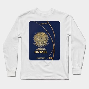 Brazil Passport Long Sleeve T-Shirt